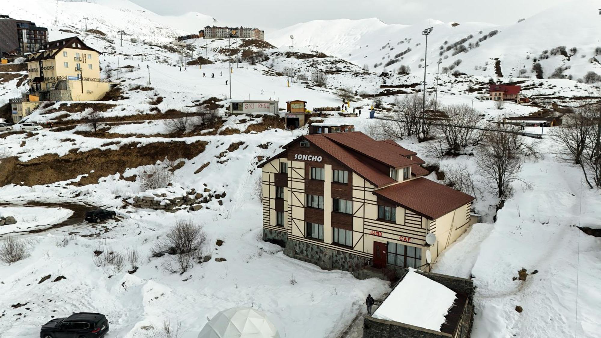 Hotel Soncho Gudauri Esterno foto